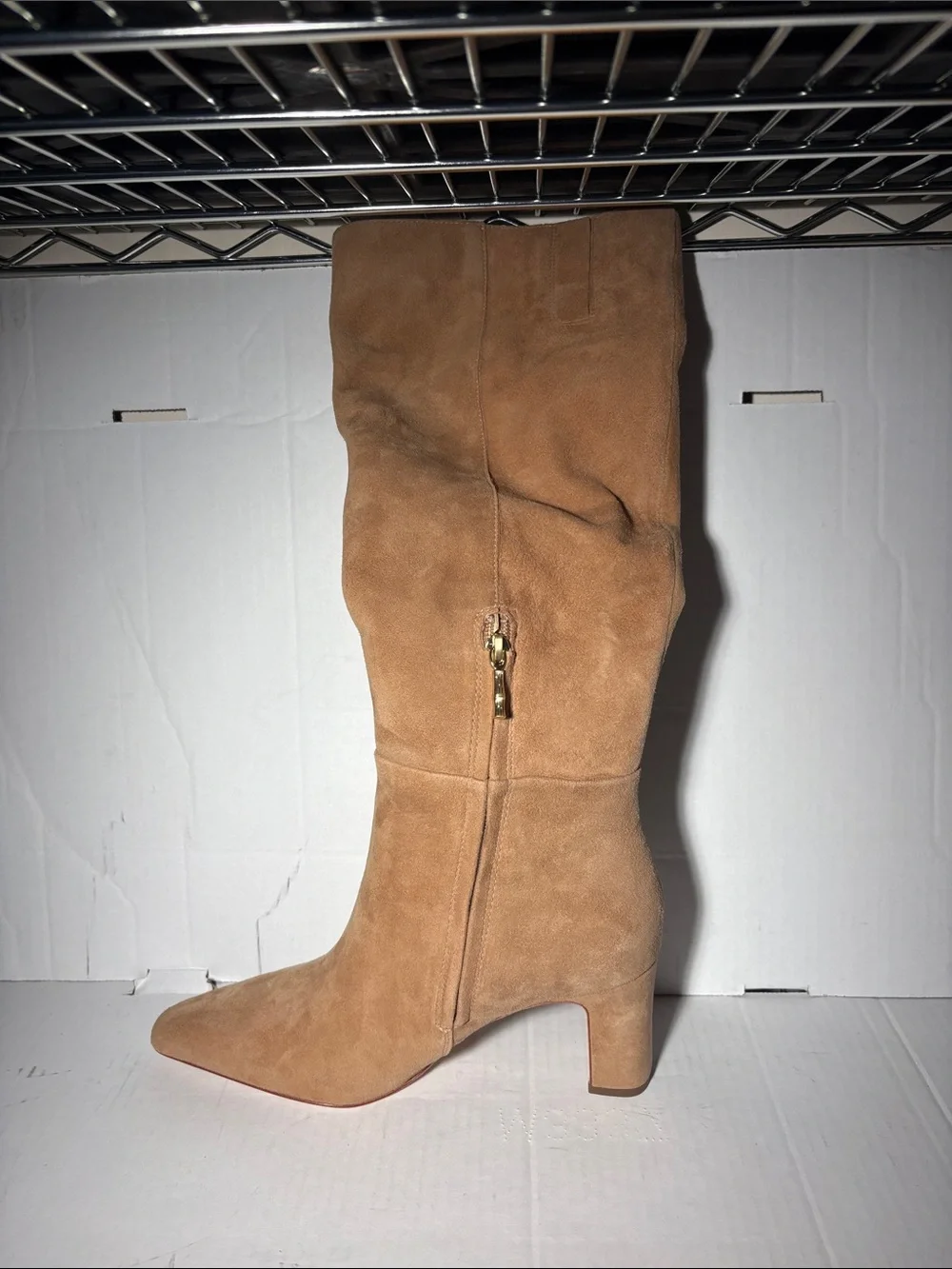 J. McLaughlin Women's Eden Suede Boots Sand Size 8
